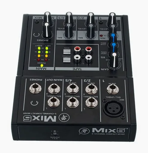 Mackie Mix5, vista 4