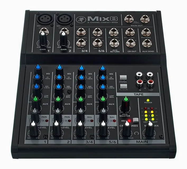 Mackie Mix8, vista 2