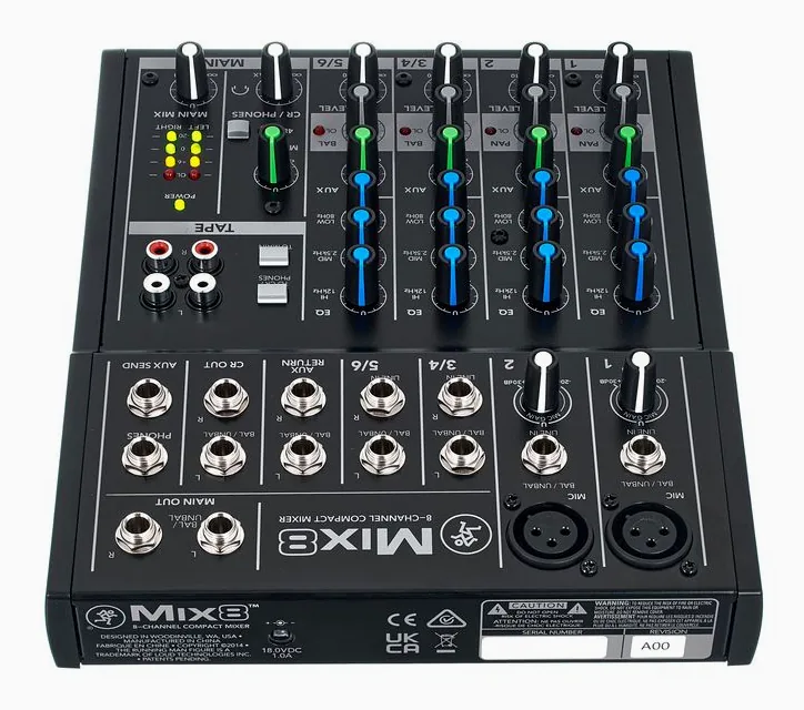 Mackie Mix8, vista 4