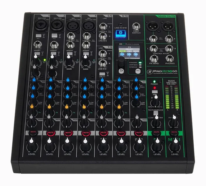 Mackie ProFX10 GO, vista 2