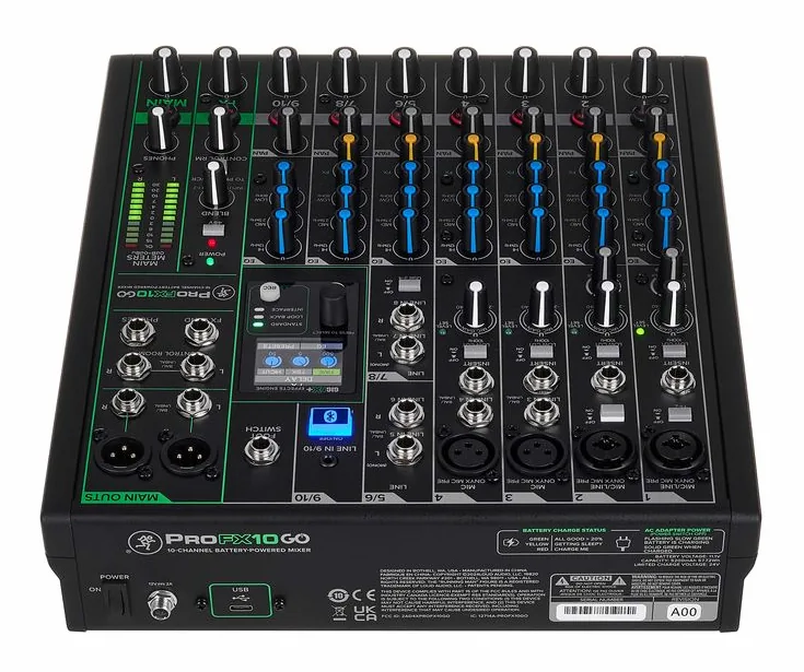 Mackie ProFX10 GO, vista 4