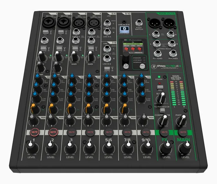 Mackie ProFX10v3+, vista 2