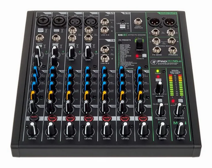 Mackie ProFX10v3, vista 2