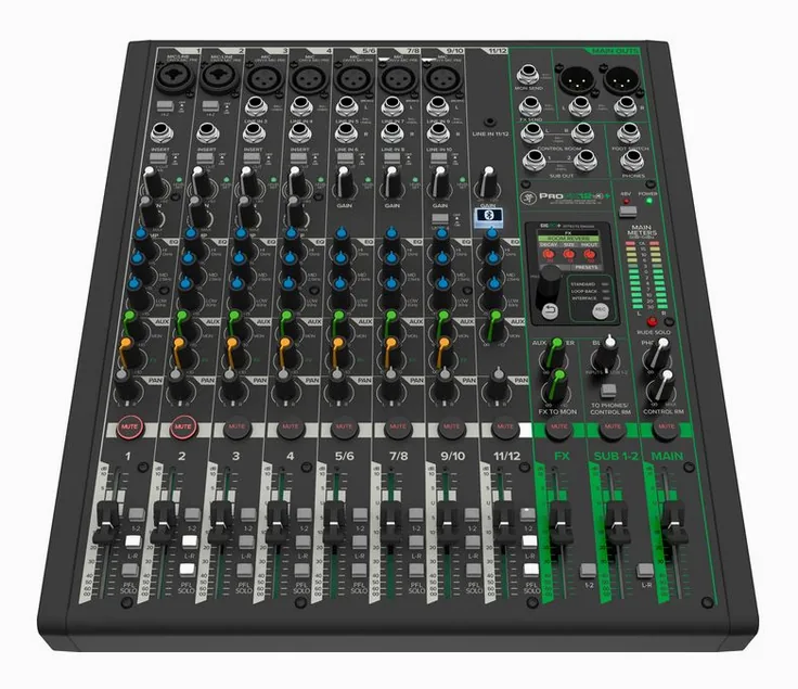 Mackie ProFX12v3+, vista 2