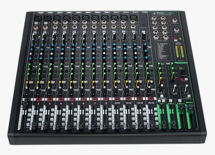 Mackie ProFX16v3, vista 2