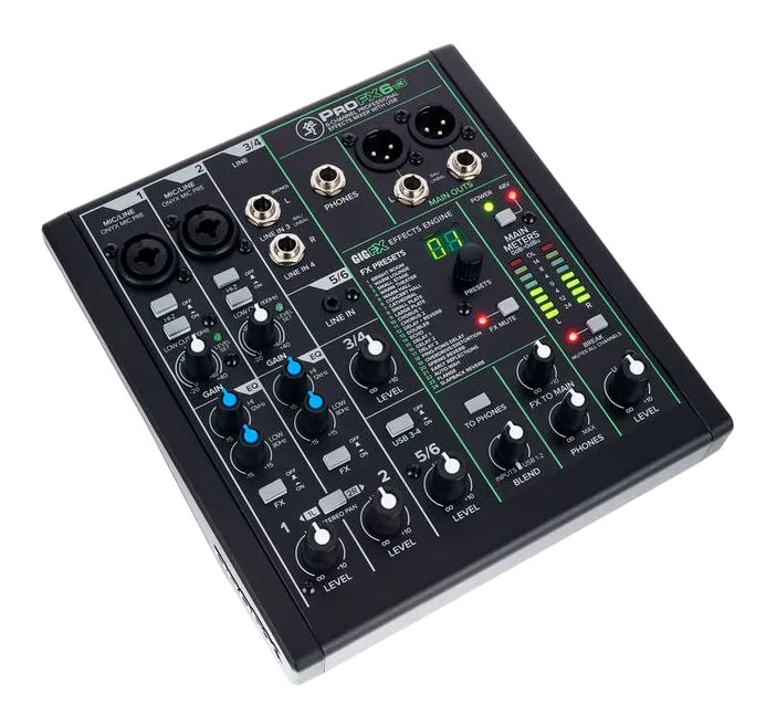 Mackie ProFX6v3, vista 3