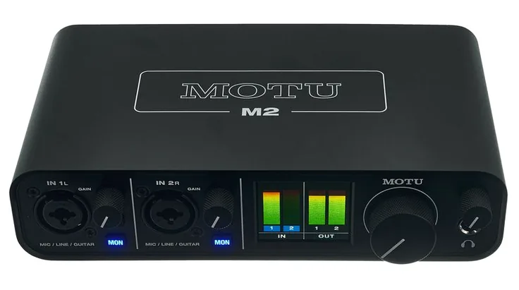 MOTU M2, vista 2