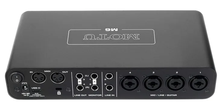 MOTU M6, vista 4