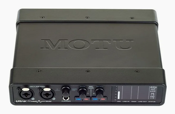 MOTU UltraLite mk5, vista 2