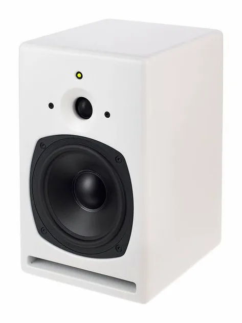 PSI Audio A17-M Pure White visto di fronte, su fondo chiaro