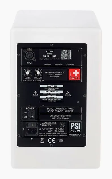 PSI Audio A17-M Pure White, vista 4