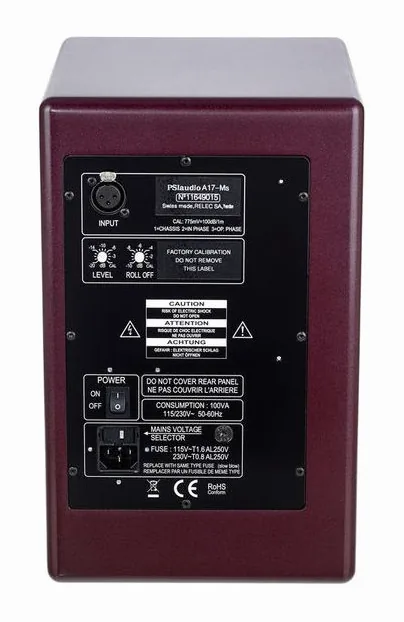 PSI Audio A17-M Studio Red, vista 4