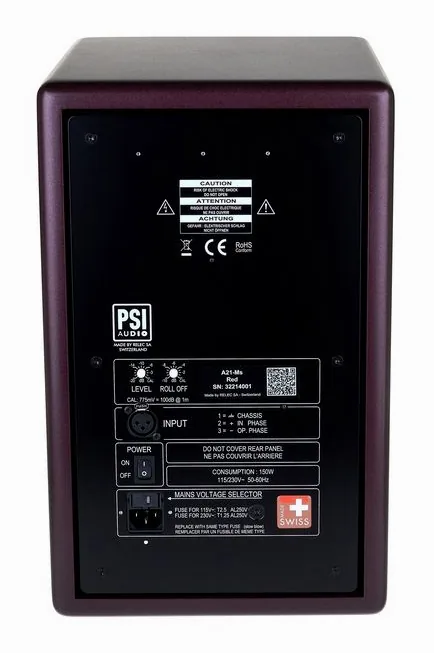 PSI Audio A21-M Studio Red, vista 4