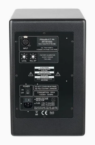 PSI Audio A17-M Metal Black, vista 4