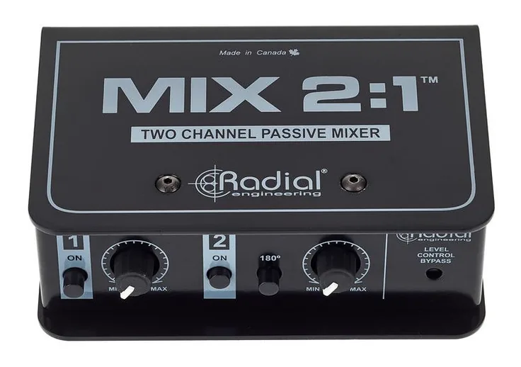 Radial Engineering MIX2:1, vista 2