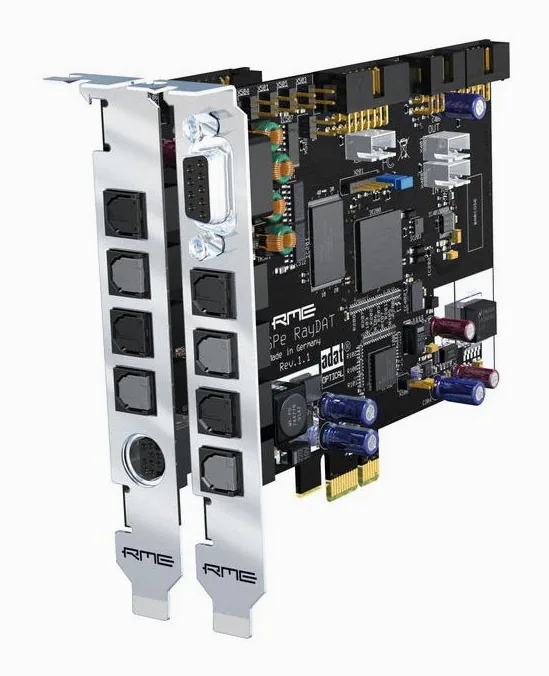 RME HDSPe RayDAT, vista 2
