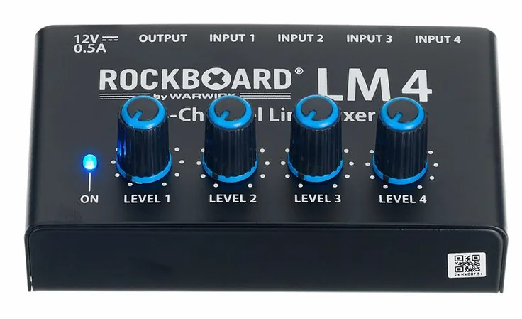 Rockboard LM 4 4-Channel Line Mixer, vista 2