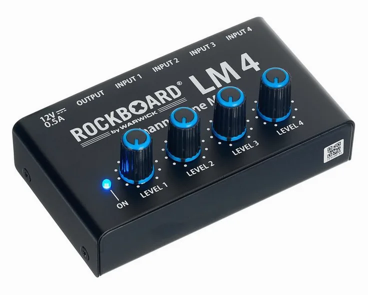 Rockboard LM 4 4-Channel Line Mixer, vista 3