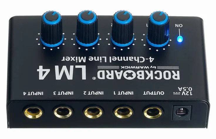 Rockboard LM 4 4-Channel Line Mixer, vista 4