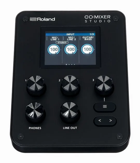 Roland GO:MIXER Studio, vista 2