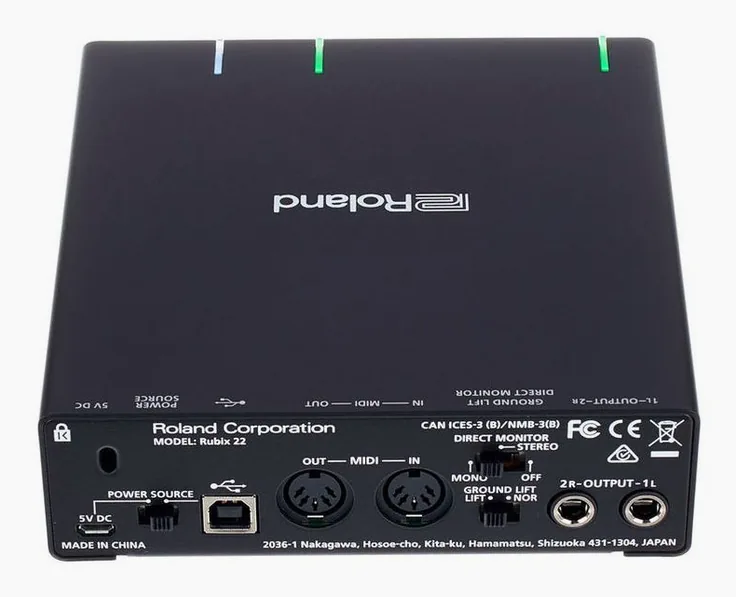 Roland Rubix22, vista 4