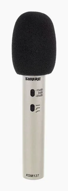 Shure KSM 137 Stereoset, vista 3
