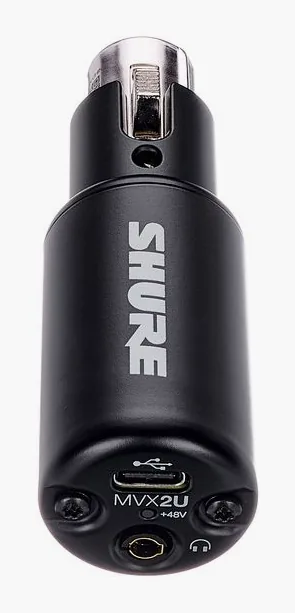Shure Motiv MVX2U Gen 2, vista 4