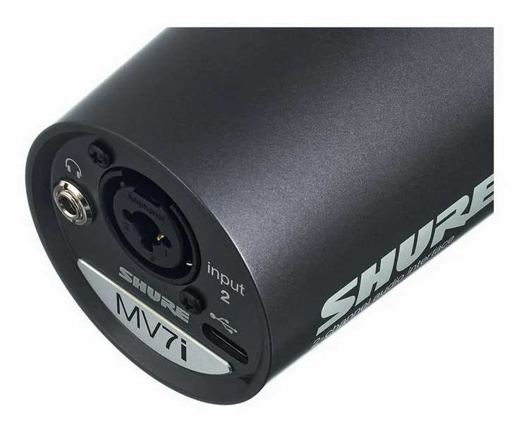 Shure MV7i, vista 4