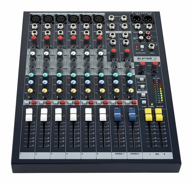 Soundcraft EPM6, vista 2