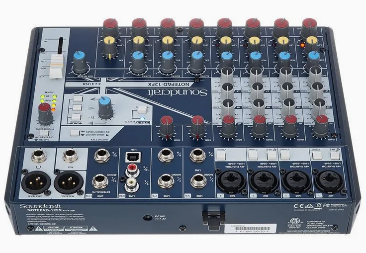 Soundcraft Notepad-12FX, vista 4