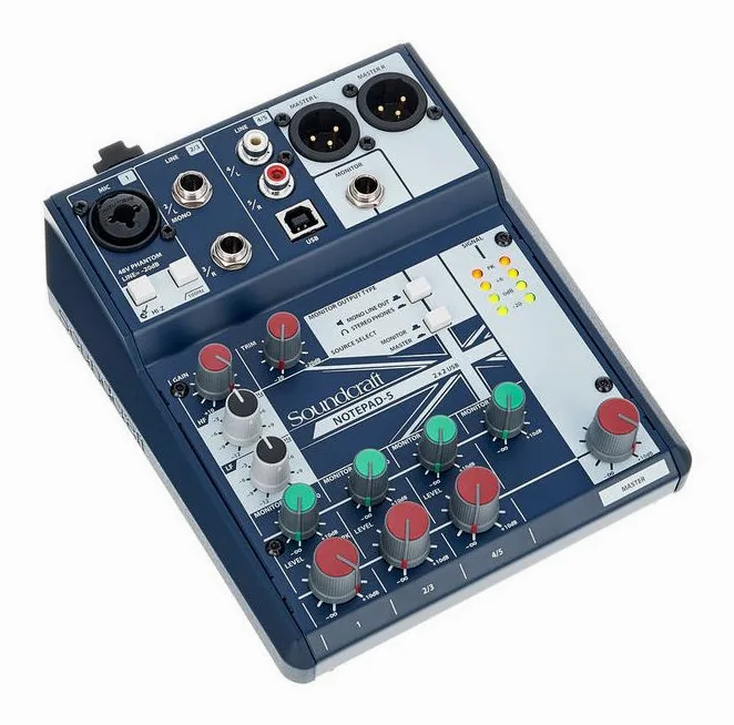 Soundcraft Notepad-5, vista 3
