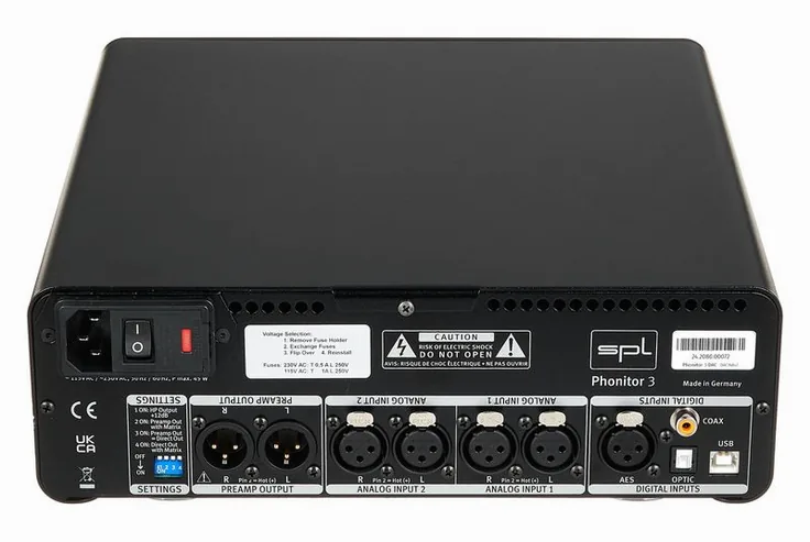 SPL Phonitor 3 DAC, vista 4