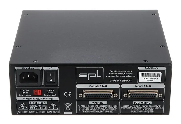 SPL Volume 8 black, vista 4