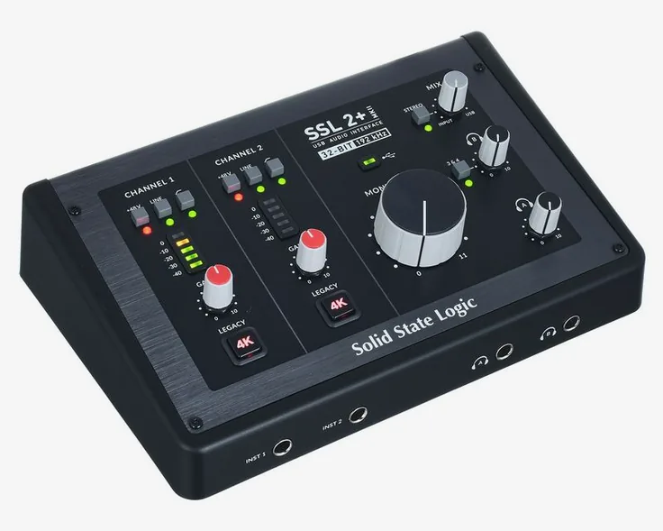 SSL 2+ MKII, vista 3