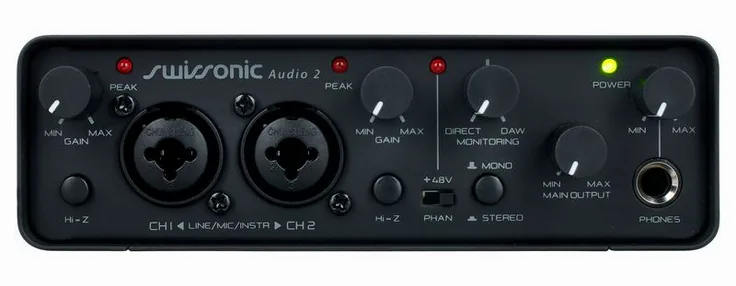 Swissonic Audio 2, vista 4
