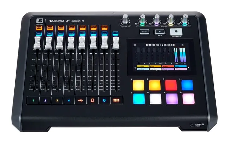 Tascam Mixcast 4, vista 2