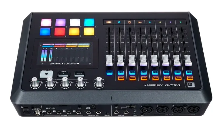 Tascam Mixcast 4, vista 4