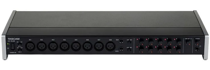 Tascam US-16x08, vista 2