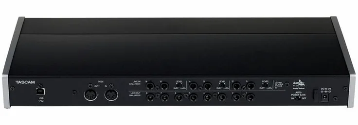 Tascam US-16x08, vista 4