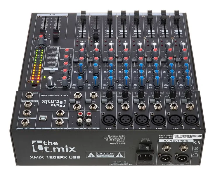 the t.mix xmix 1202 FX USB, vista 4