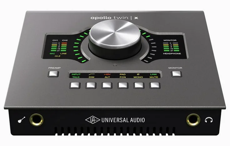 Universal Audio Apollo Twin X USB Heritage, vista 2