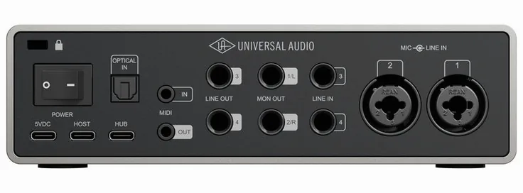 Universal Audio Volt 4 Gen2, vista 4