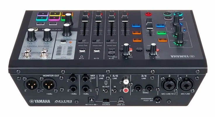 Yamaha AG08 BL, vista 4