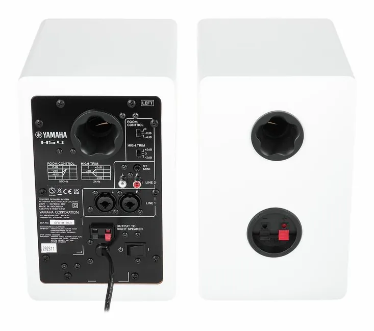 Yamaha HS 4 W, vista 4