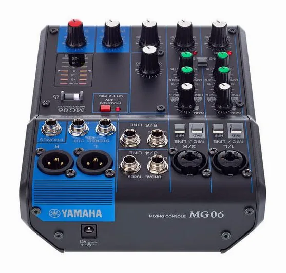 Yamaha MG06, vista 4