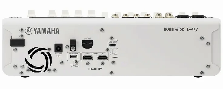 Yamaha MGX12V WH, vista 4