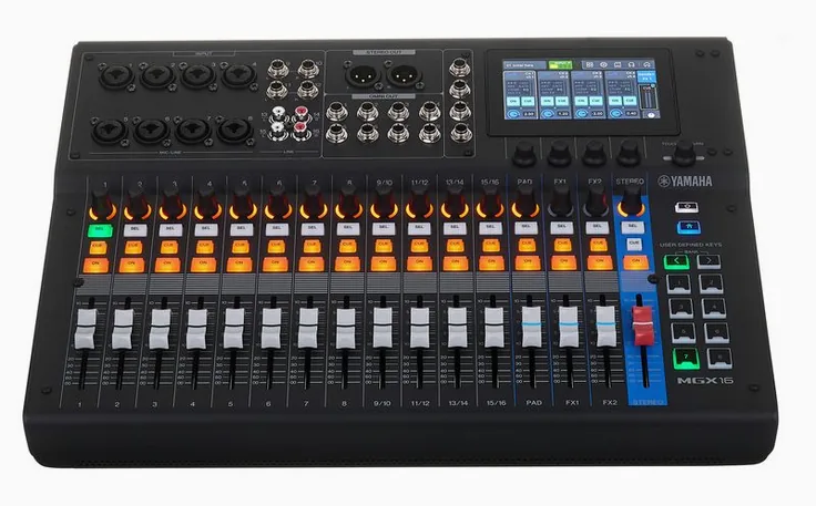 Yamaha MGX16 BK, vista 2