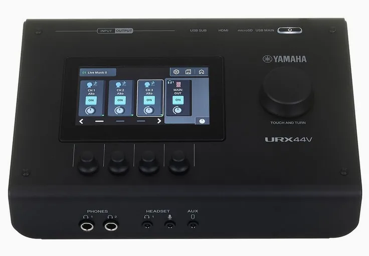 Yamaha URX44V BK, vista 2