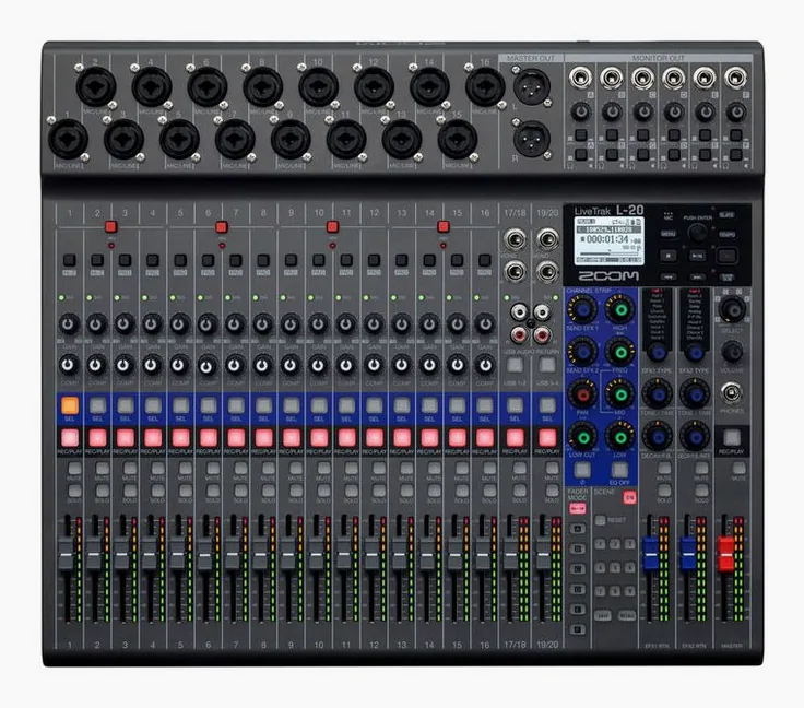 Zoom LiveTrak L-20, vista 4