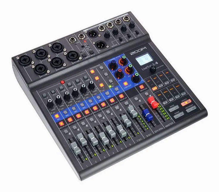 Zoom LiveTrak L-8, vista 3
